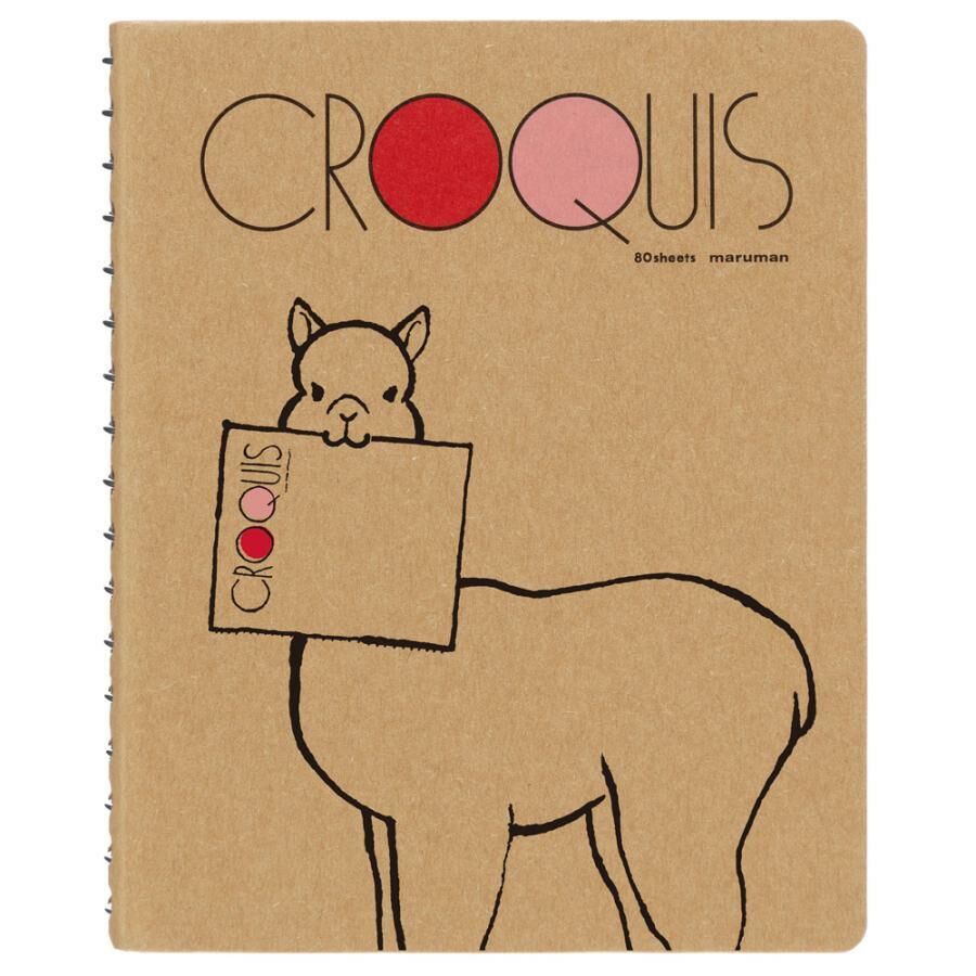 迷你素描本 筆記本 100枚速寫用紙(奶油色)｜MARUMAN 日本