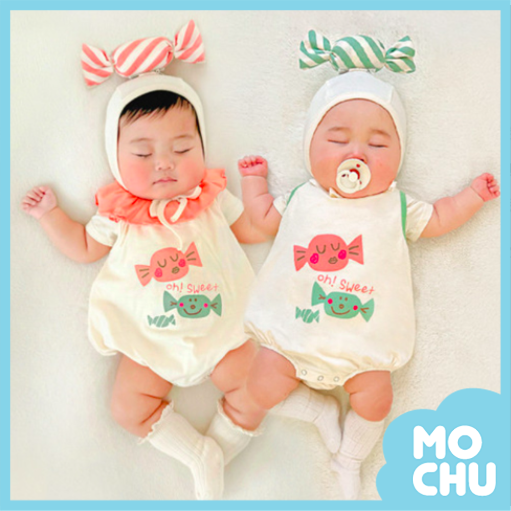 糖果寶寶寬版無袖包屁衣(二色)