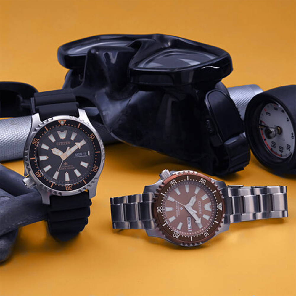 星辰錶CITIZEN PROMASTER 鋼鐵河豚復刻機械錶（NY0160-66E／NY0164-65X）