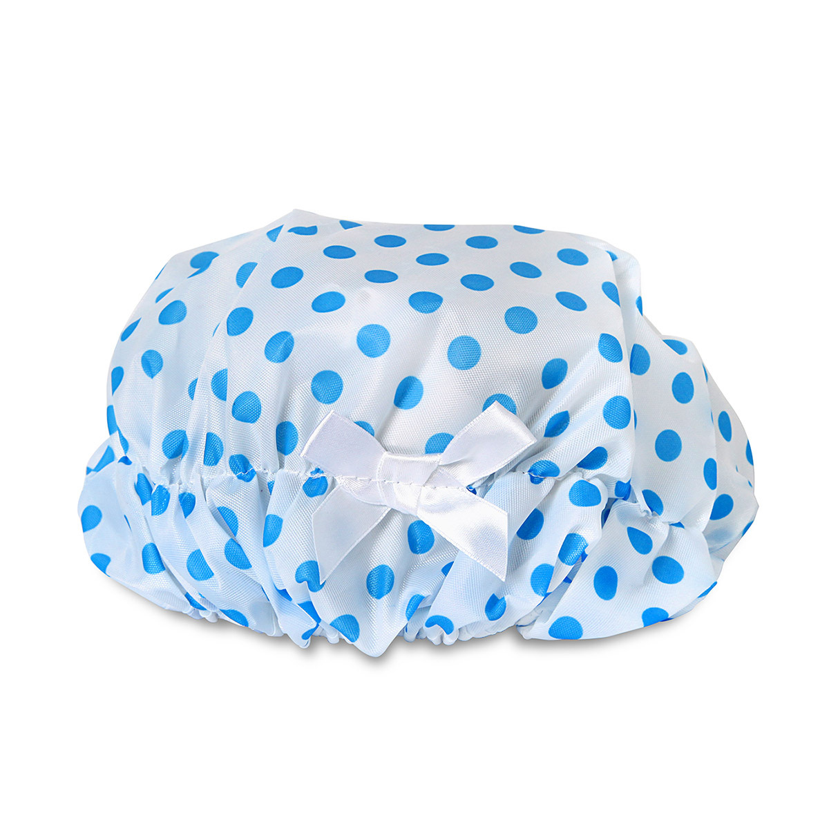 日本AISEN 尼龍浴帽 (藍點) -SC006-B