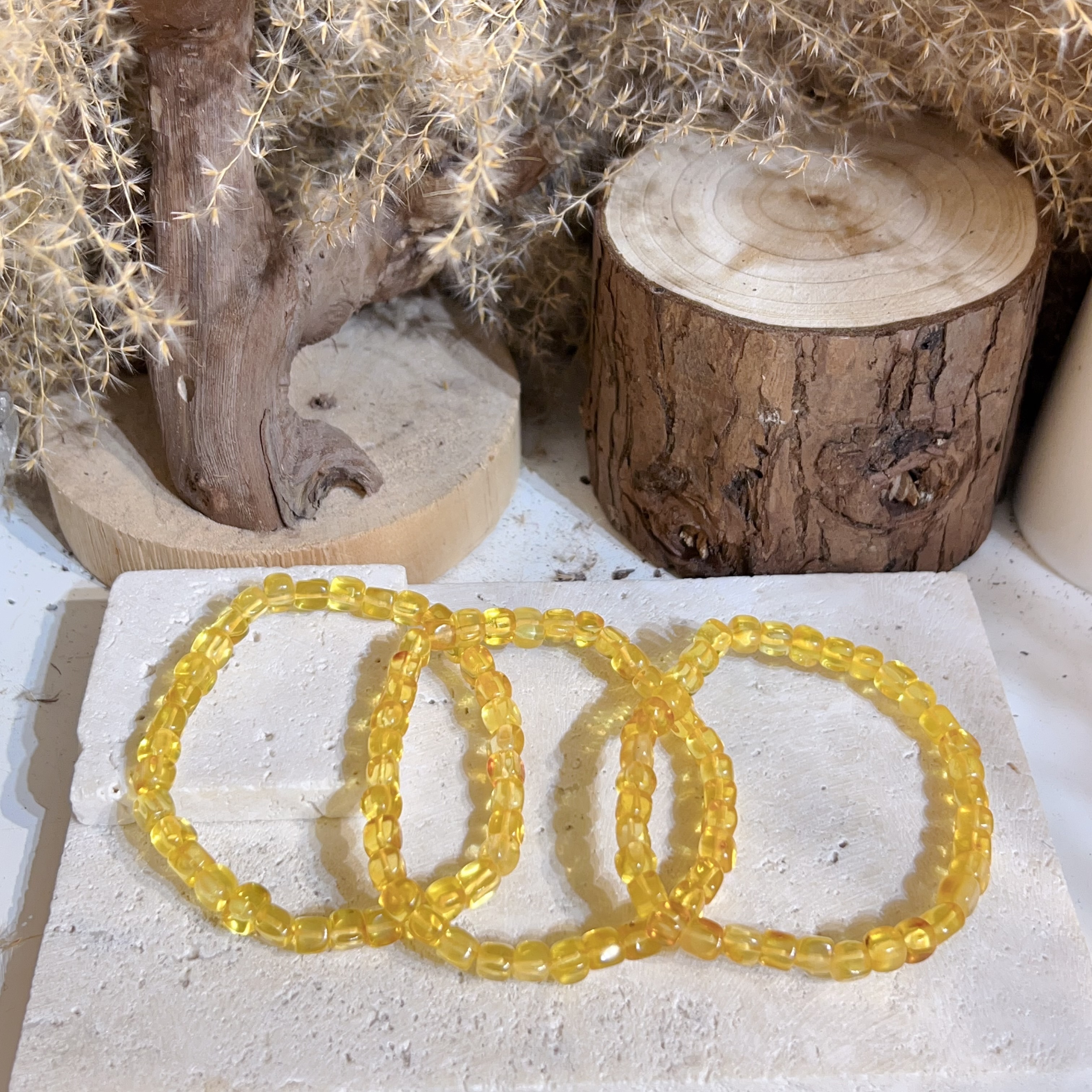 方糖蜜蠟手串 5mm+