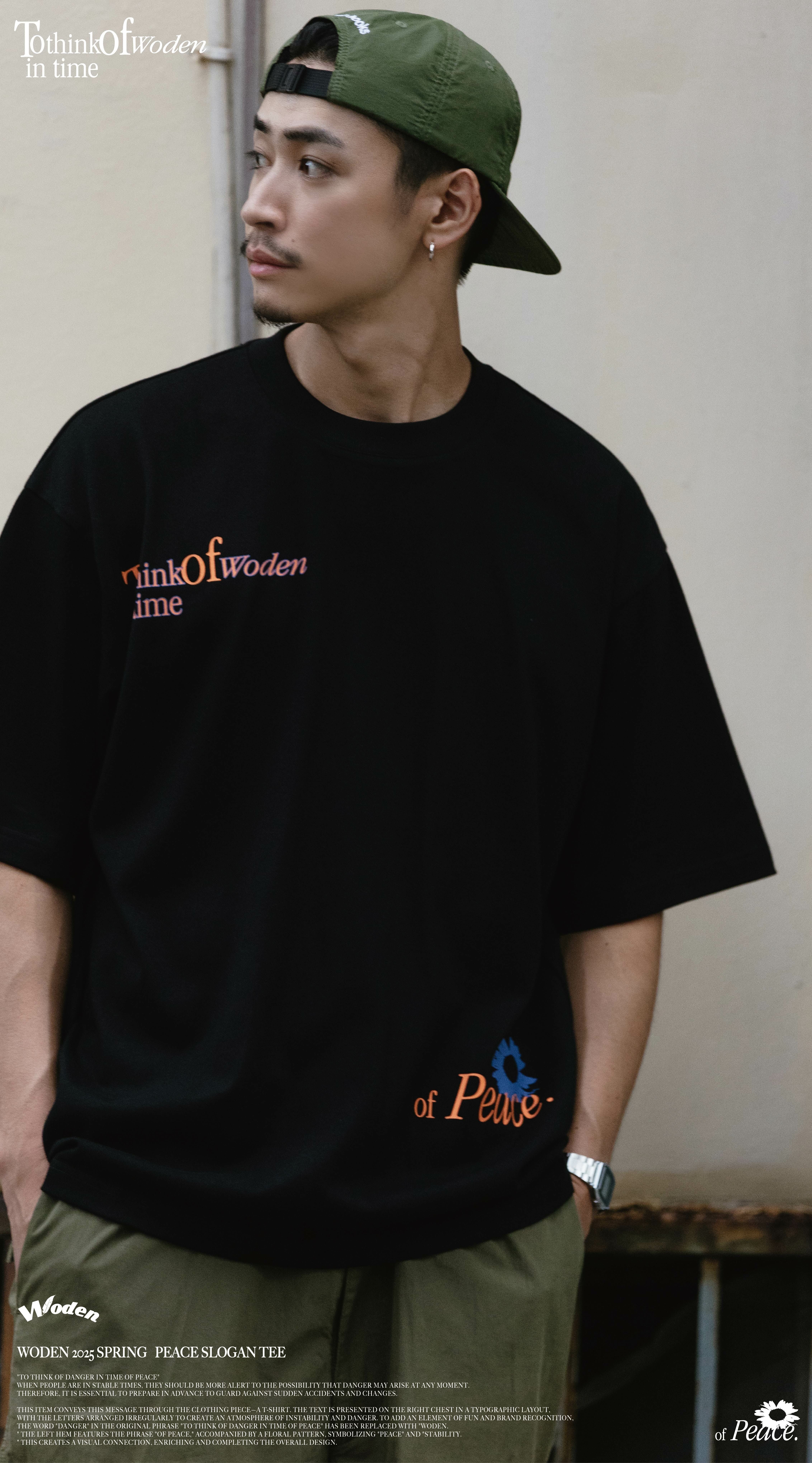 Woden Peace Slogan Tee