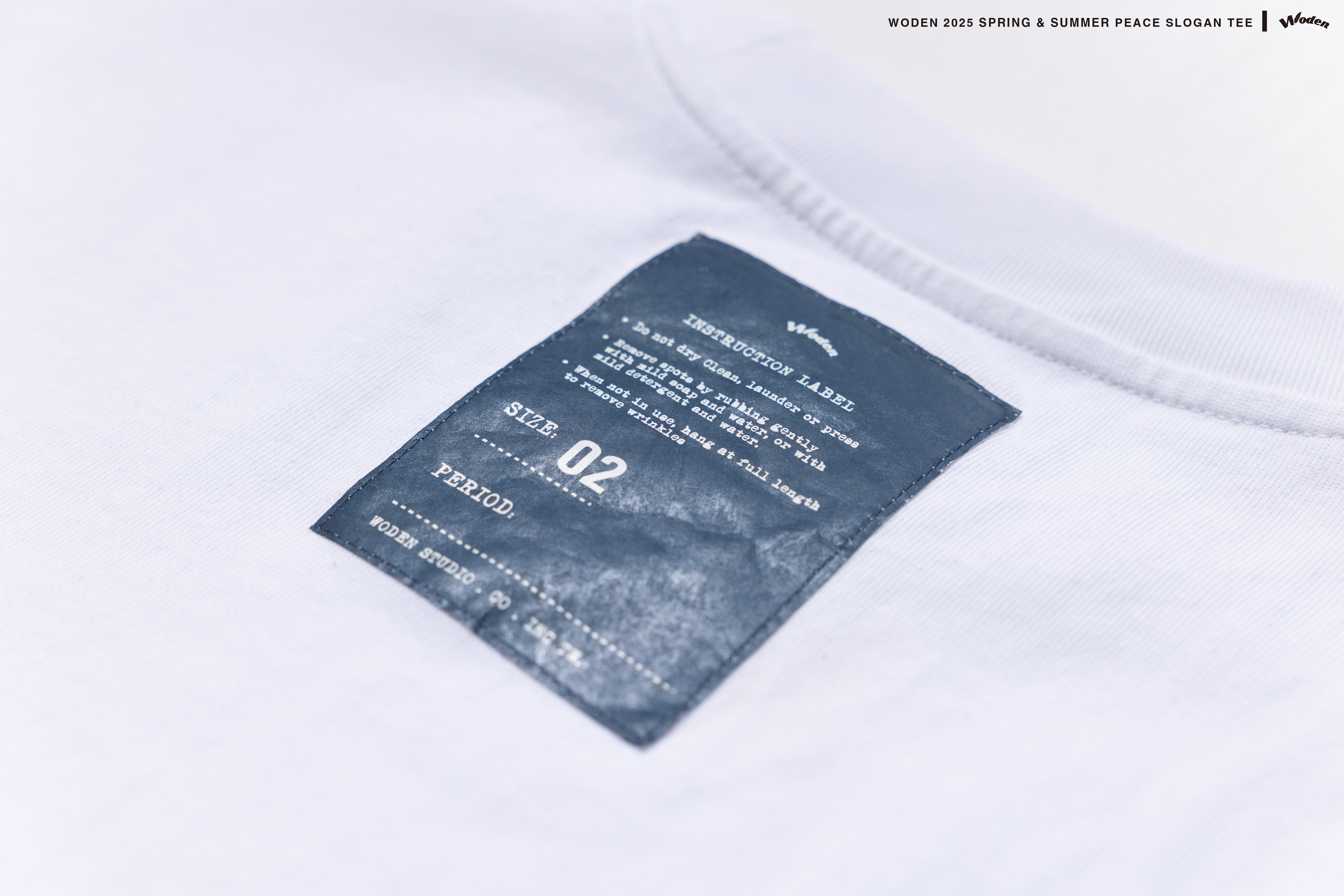 Woden Peace Slogan Tee