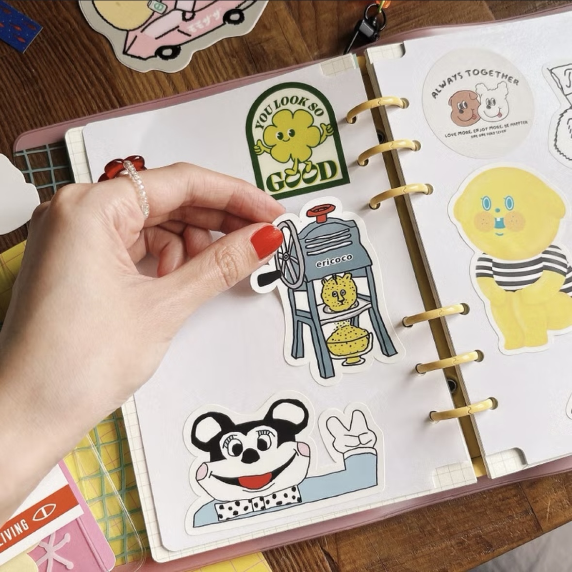 貼紙簿（10入） 拍立得內頁｜馬卡龍腳趾