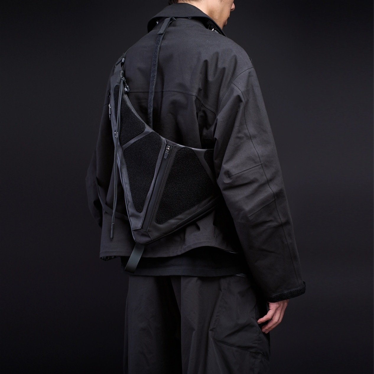 【超頻漫遊】L-05「軌道」三角機能單肩斜背包出街造型swipad包