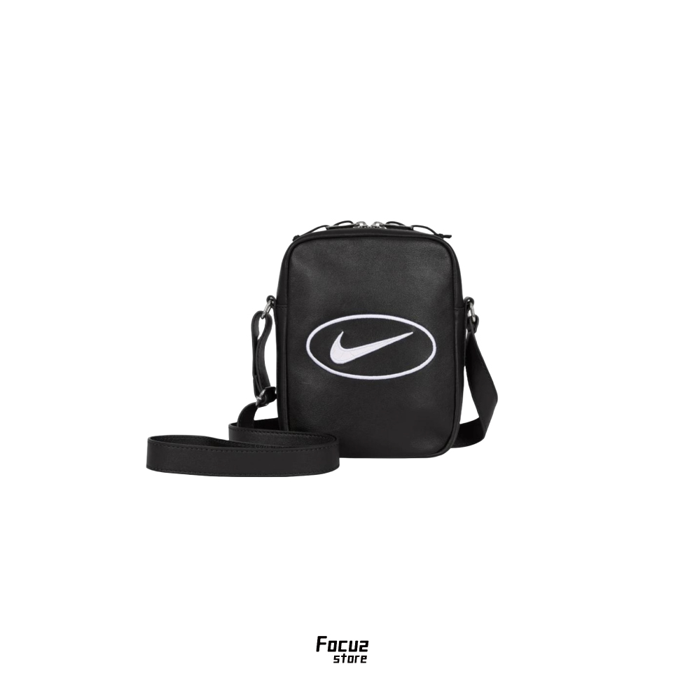 Supreme x Nike Leather Shoulder Bag 黒 Supreme x Nike Leather Shoulder Bag 