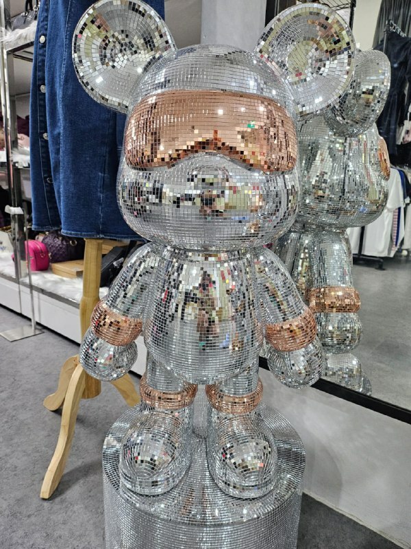 [S] EYE MASK BLING BEAR , SZZ587 (SZZ587)