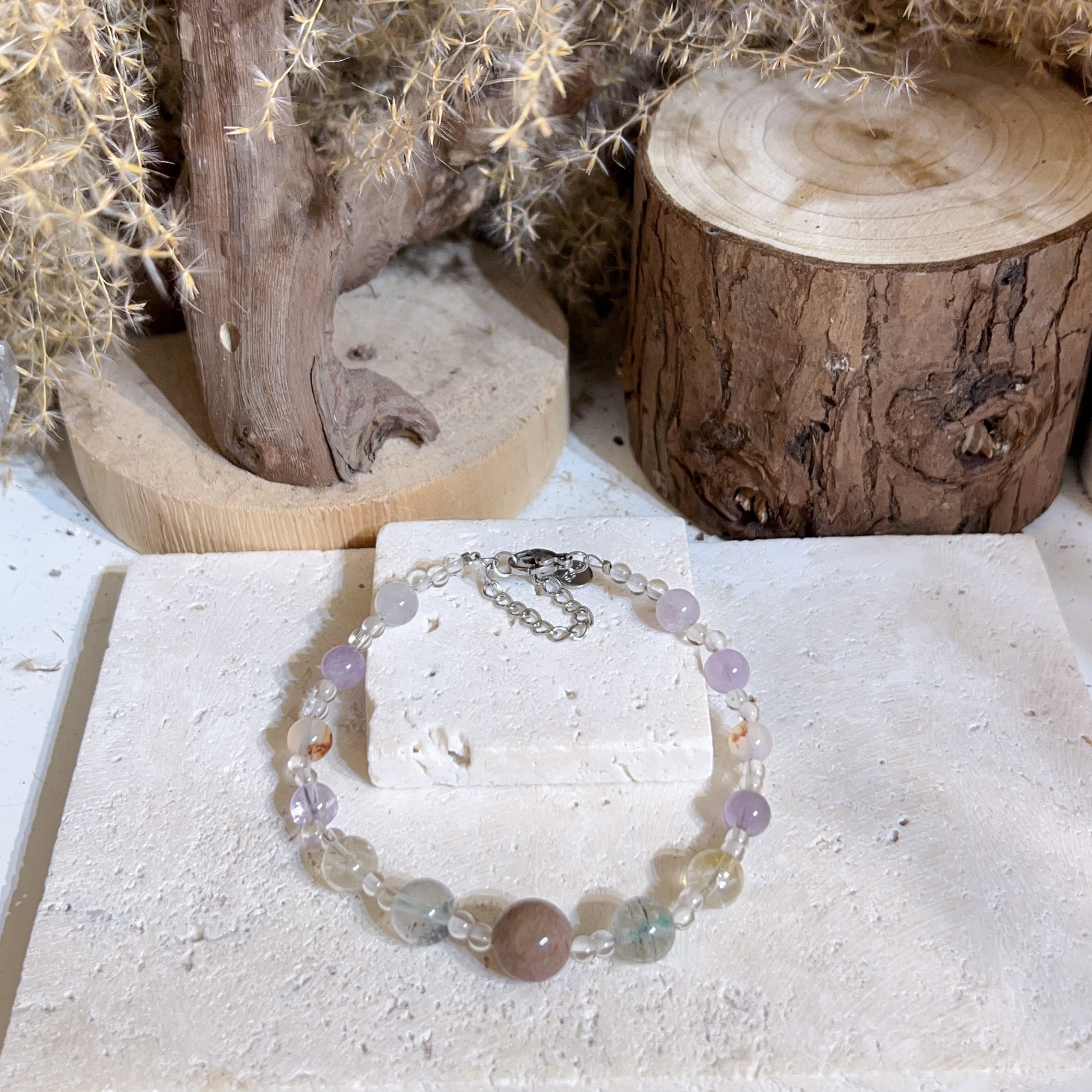 多寶水晶手鏈 20-25cm