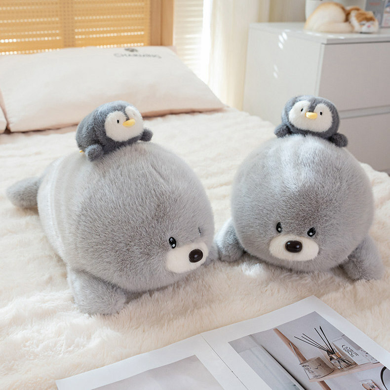 《03284》可愛的海獅毛絨絨大玩偶