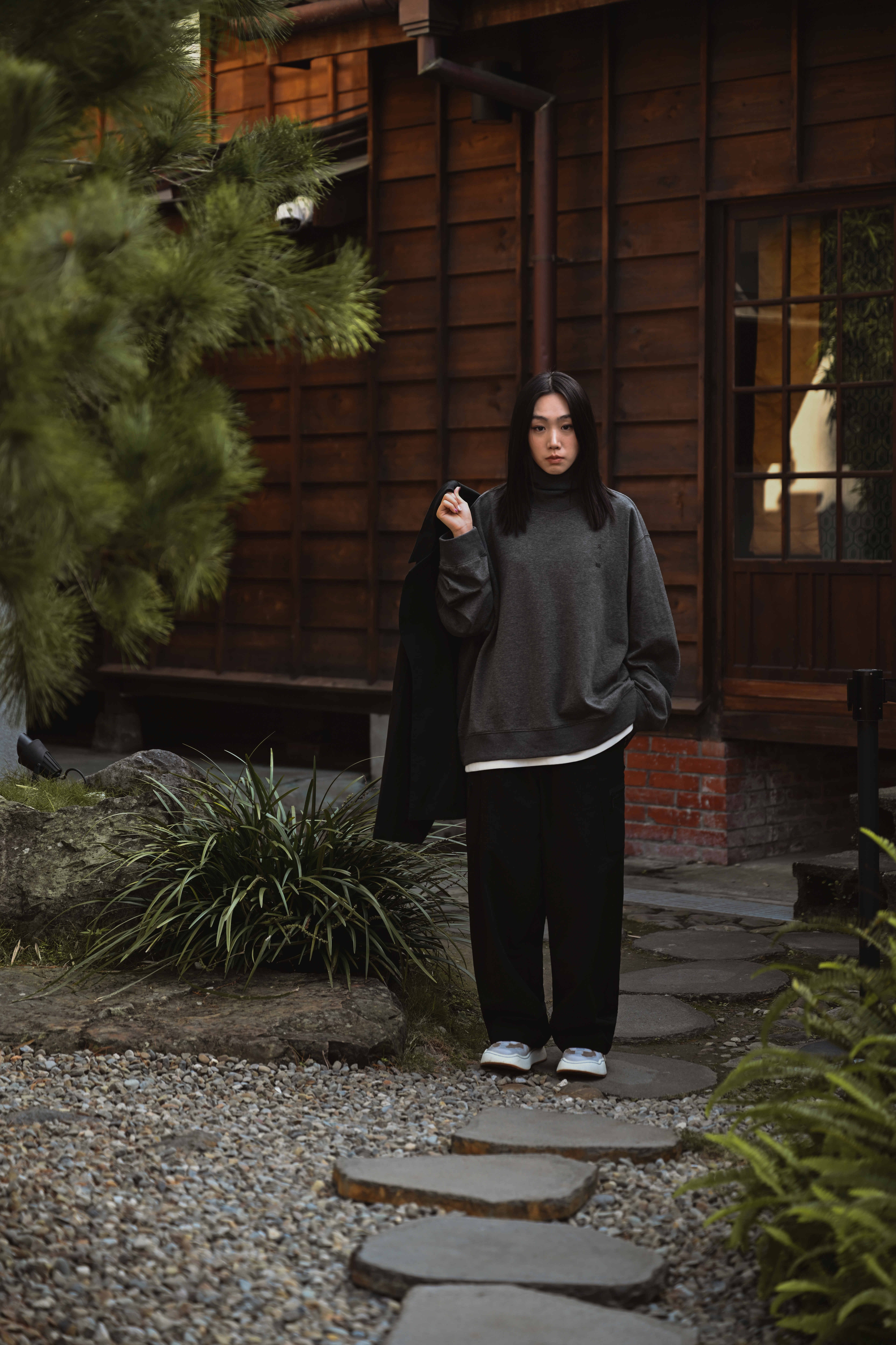 MELSIGN - February Zip Pocket Trousers - Black