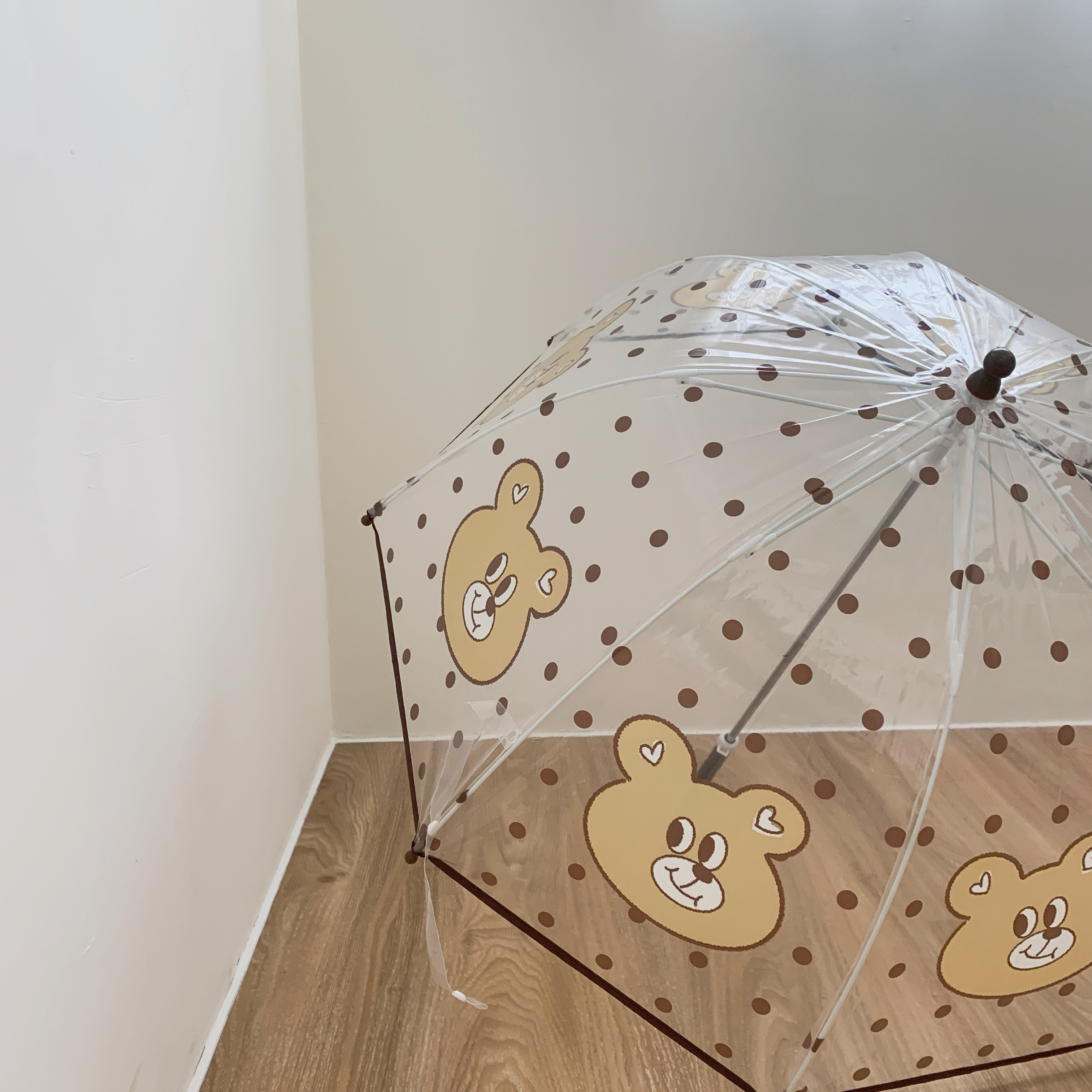 可愛透明卡通雨傘