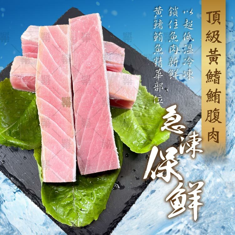 頂級黃鰭鮪魚腹肉，黃鰭鮪魚的精華部位