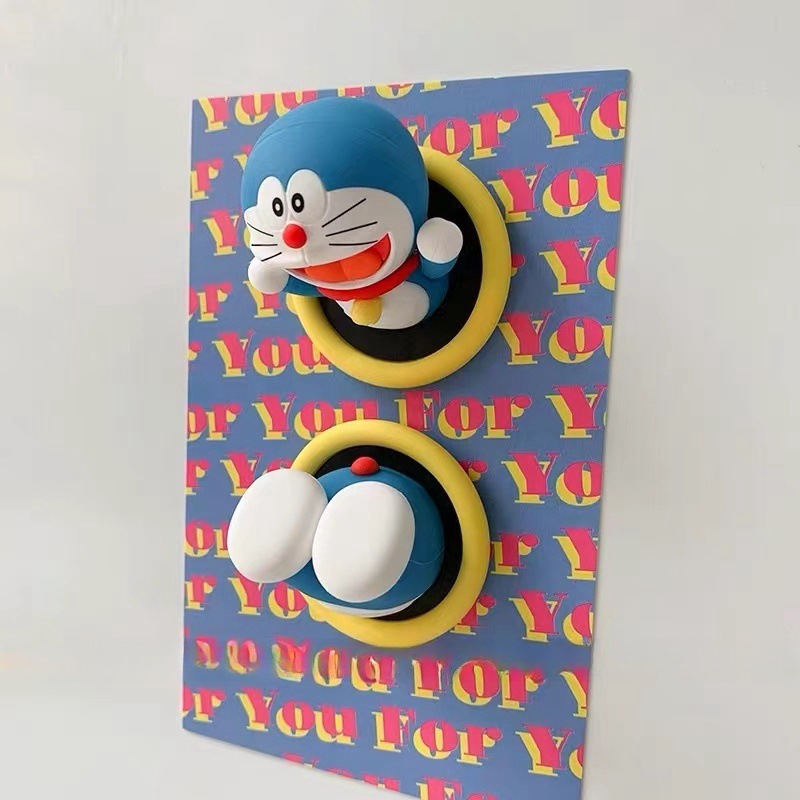 《5817》可愛穿越中の哆啦A夢冰箱裝飾磁鐵