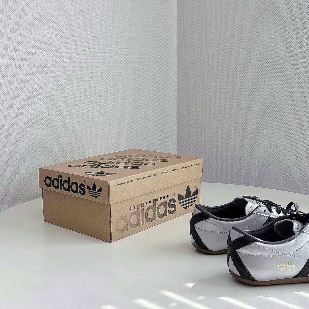 Adidas Originals Tokyo Decon 日本限定東京白銀銀色薄底JQ3024