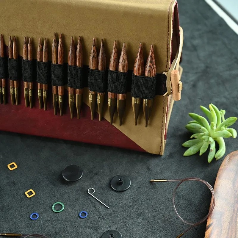 KnitPro - Ginger 可換頭10cm (4") 短輪針尊貴組  - 11對