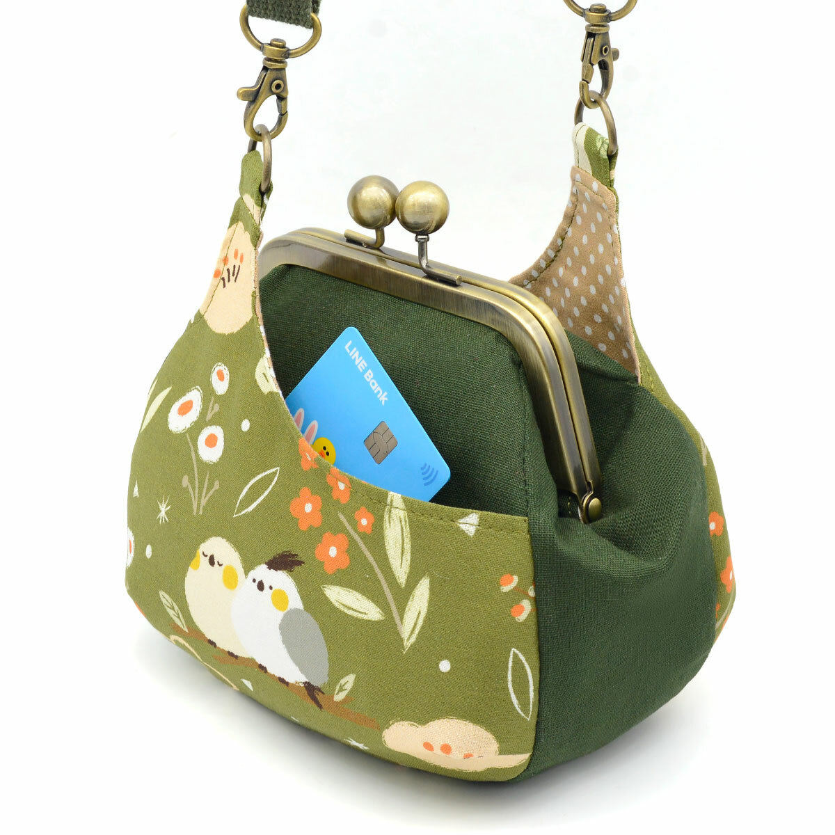 14公分梯形口金(鎖螺絲款)【贈梯形口金斜背包紙型】