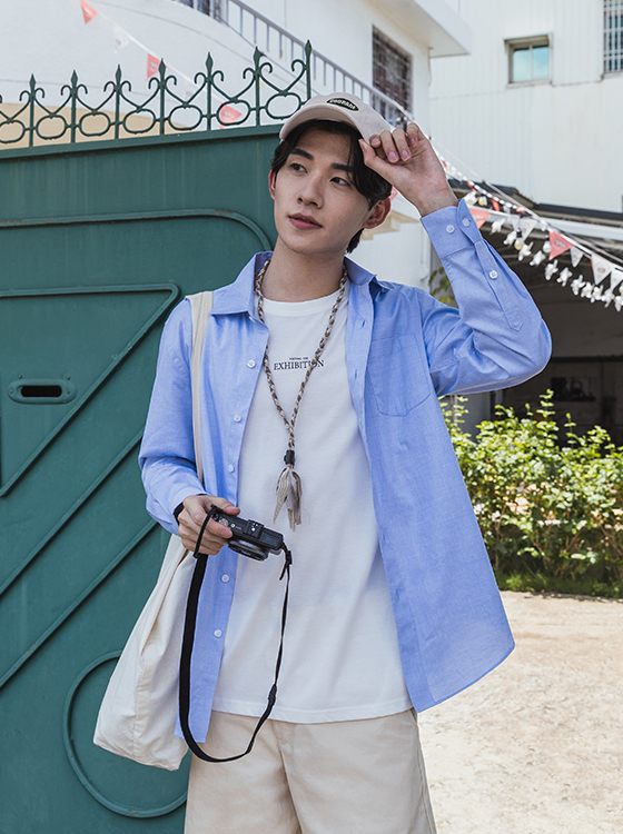 純棉日常百搭襯衫