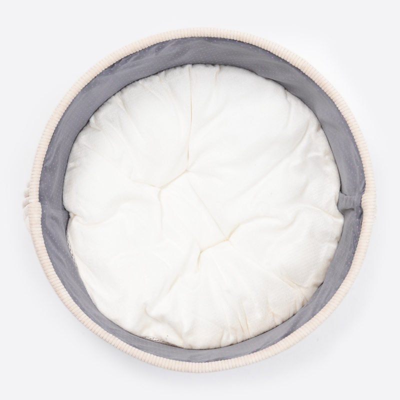 SP 布製圓形寵物床/米