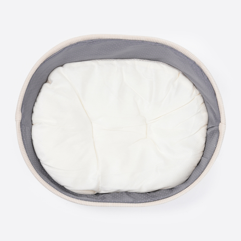 SP 布製橢圓形寵物床/米