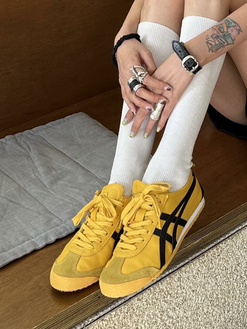 Onitsuka Tiger MEXICO 66 鬼塚虎 黃黑色 黃色 皮革 復古 慢跑鞋 DL408-0490 1183C102-751/預購