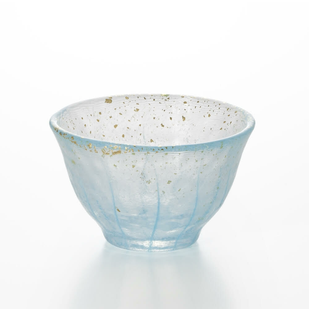 日本庄內 <金箔水藍>清酒杯-70ml