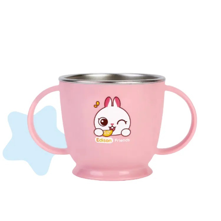 Edison Friends不銹鋼雙耳水杯