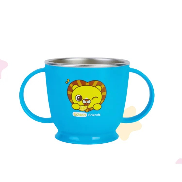 Edison Friends不銹鋼雙耳水杯