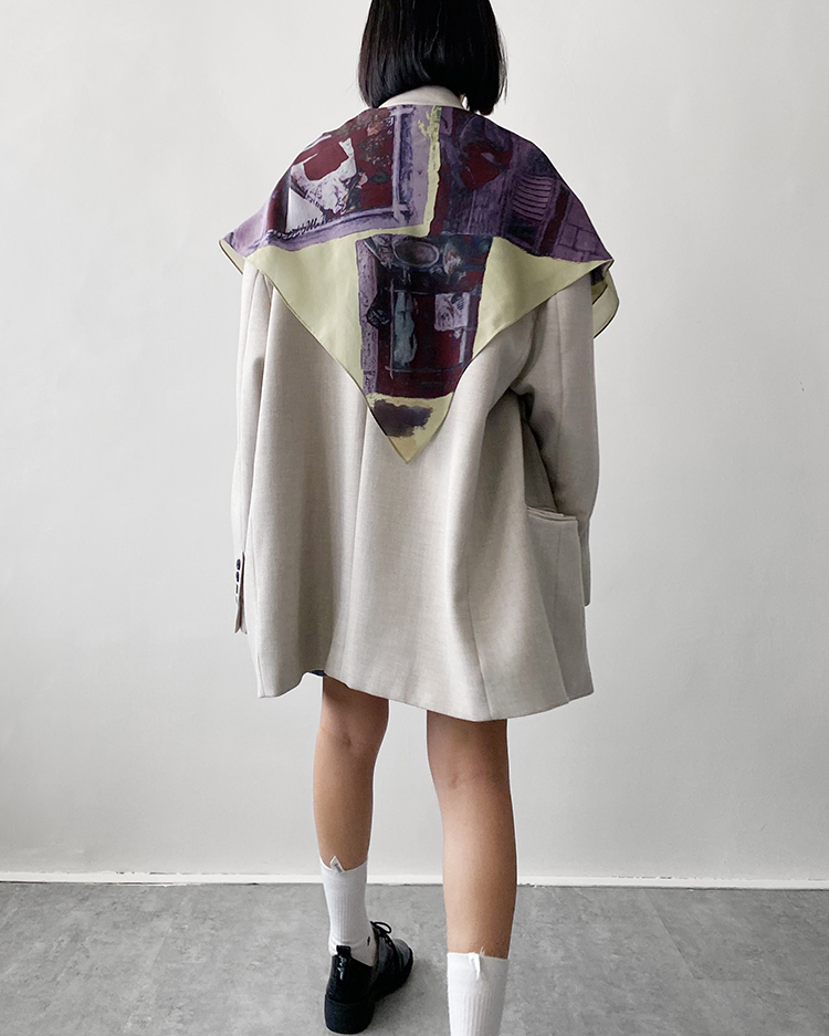 SC-174 油畫風大方巾