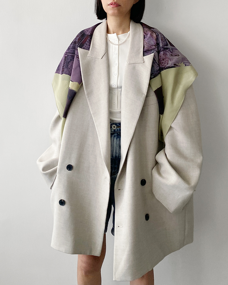 SC-174 油畫風大方巾