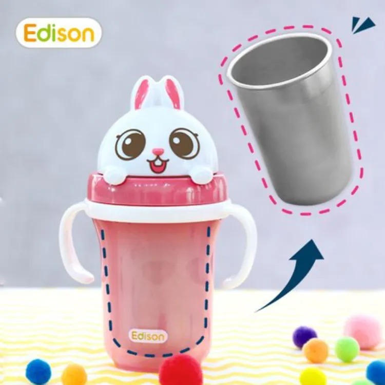 Edison Friends不銹鋼動物水壺