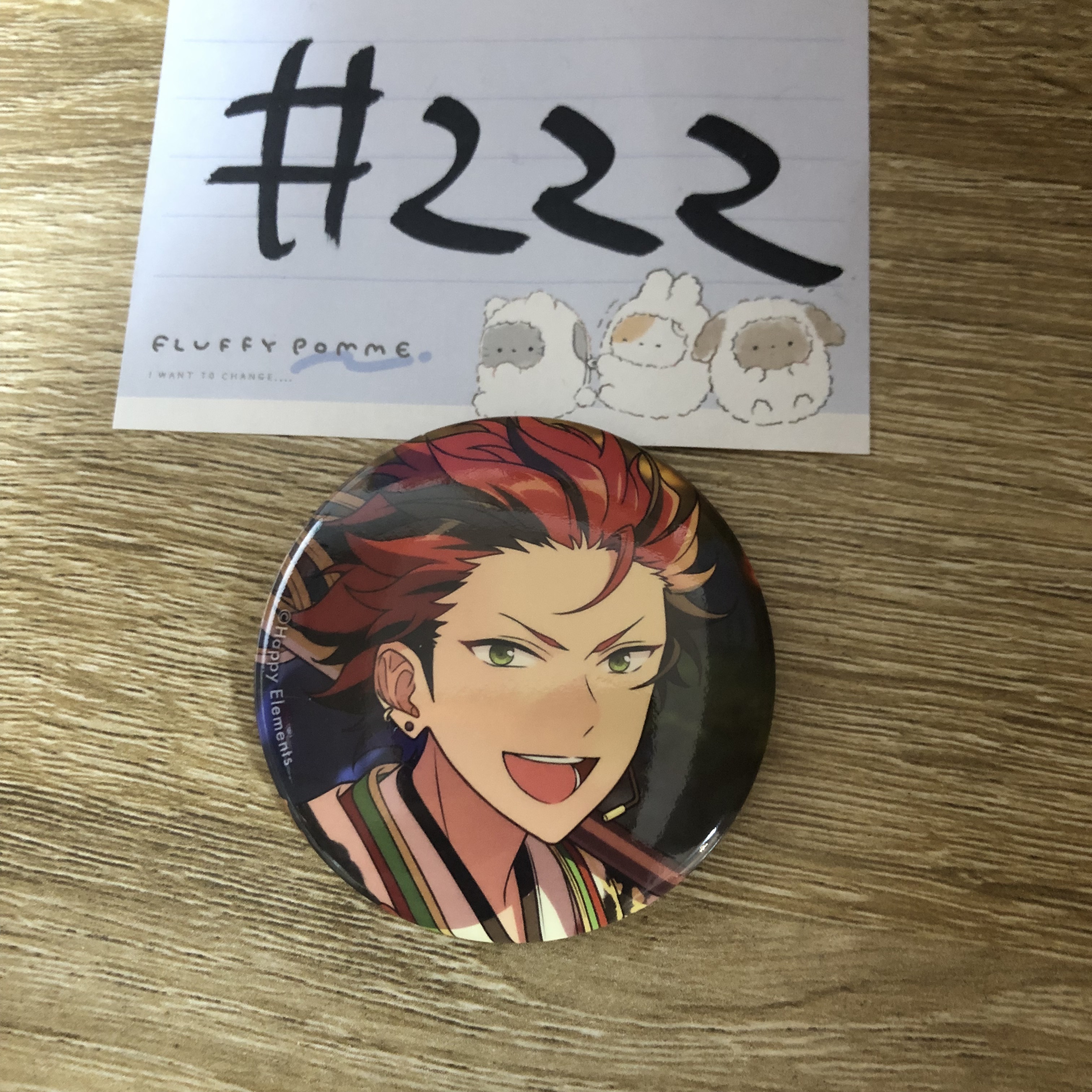 ES 紅郎 襟章#222