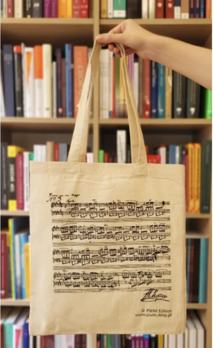 【PWM】蕭邦手稿與簽名款手提袋