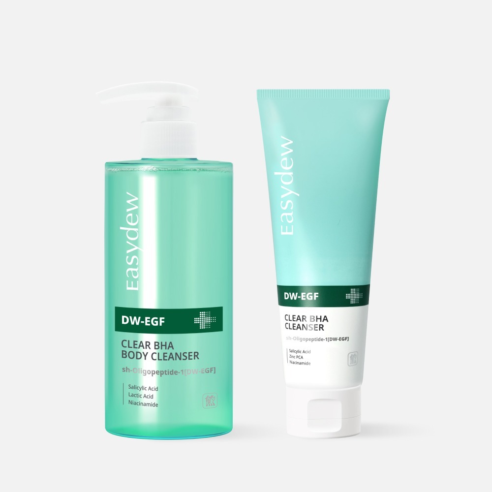 Easydew Clear BHA Cleanser 100ml + Clear BHA Body Cleanser 300g SET