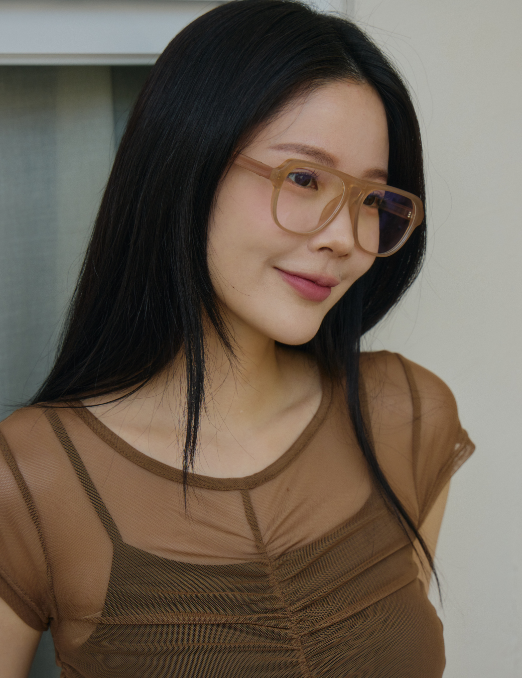 粗框飛行造型眼鏡（2色）