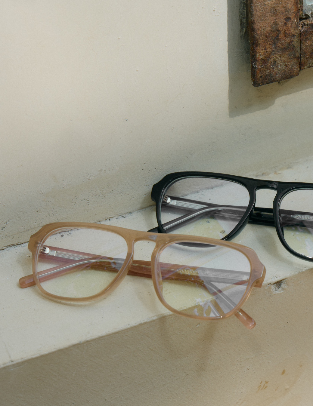 粗框飛行造型眼鏡（2色）