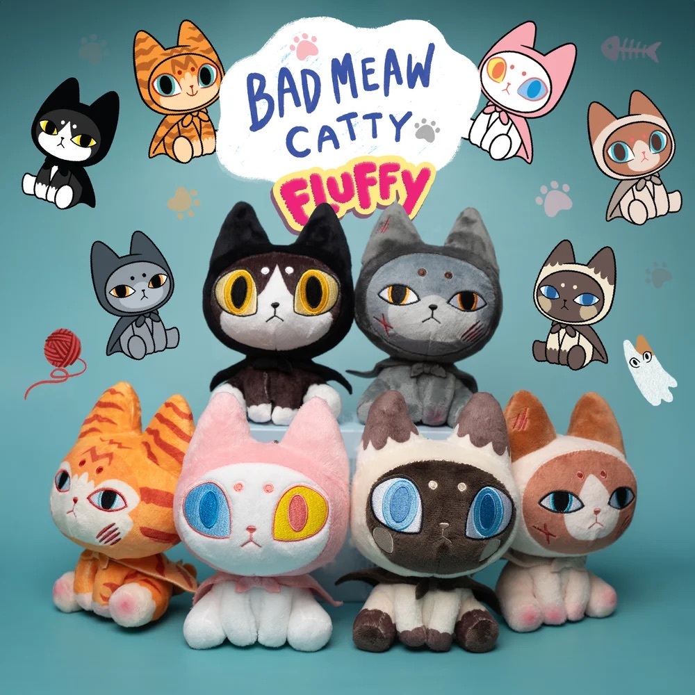 <快速出貨> BAD MEAW 蝙蝠貓 Catty Fluffy 吊飾 盲盒