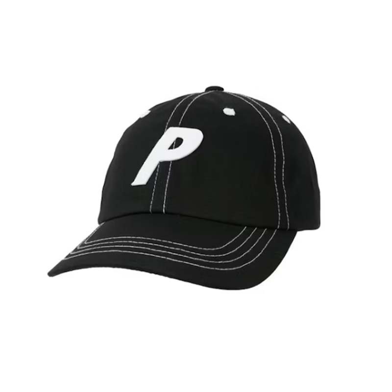 Palace Poplin P 6-Panel Black 老帽 帽子 黑色 P20H102-BK [台灣現貨]