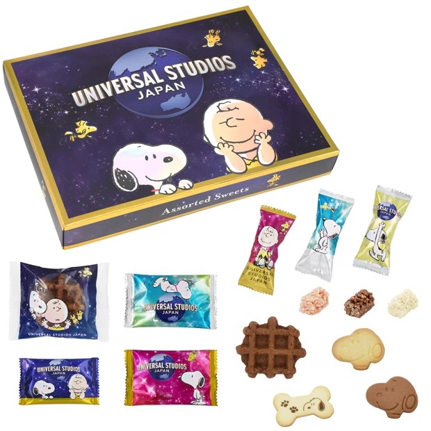 USJ Snoopy Assorted Sweets Cookie Chocolate Crunch Waffles