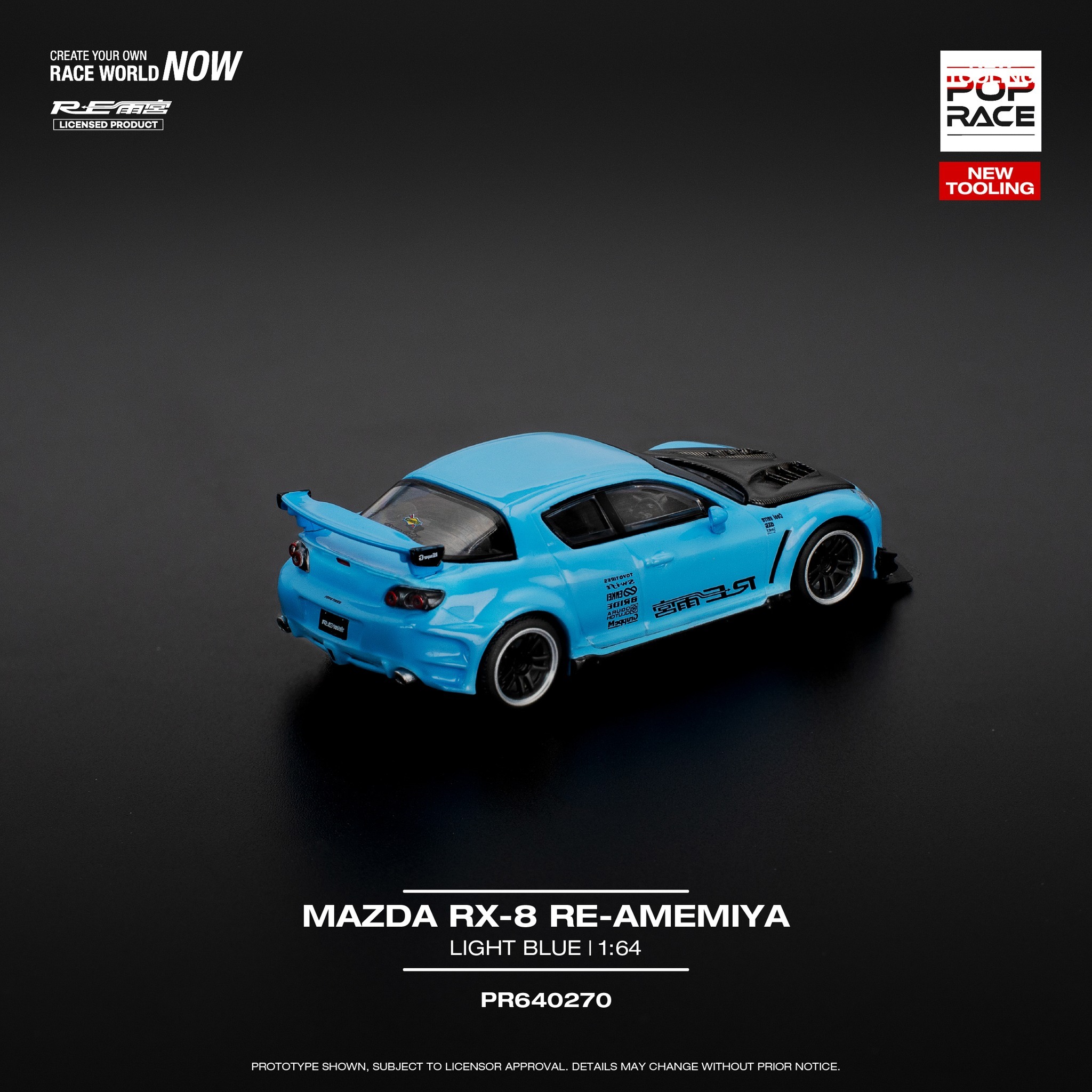 【預訂】Pop Race Mazda RX-8 Re-Amemiy - LightI Blue