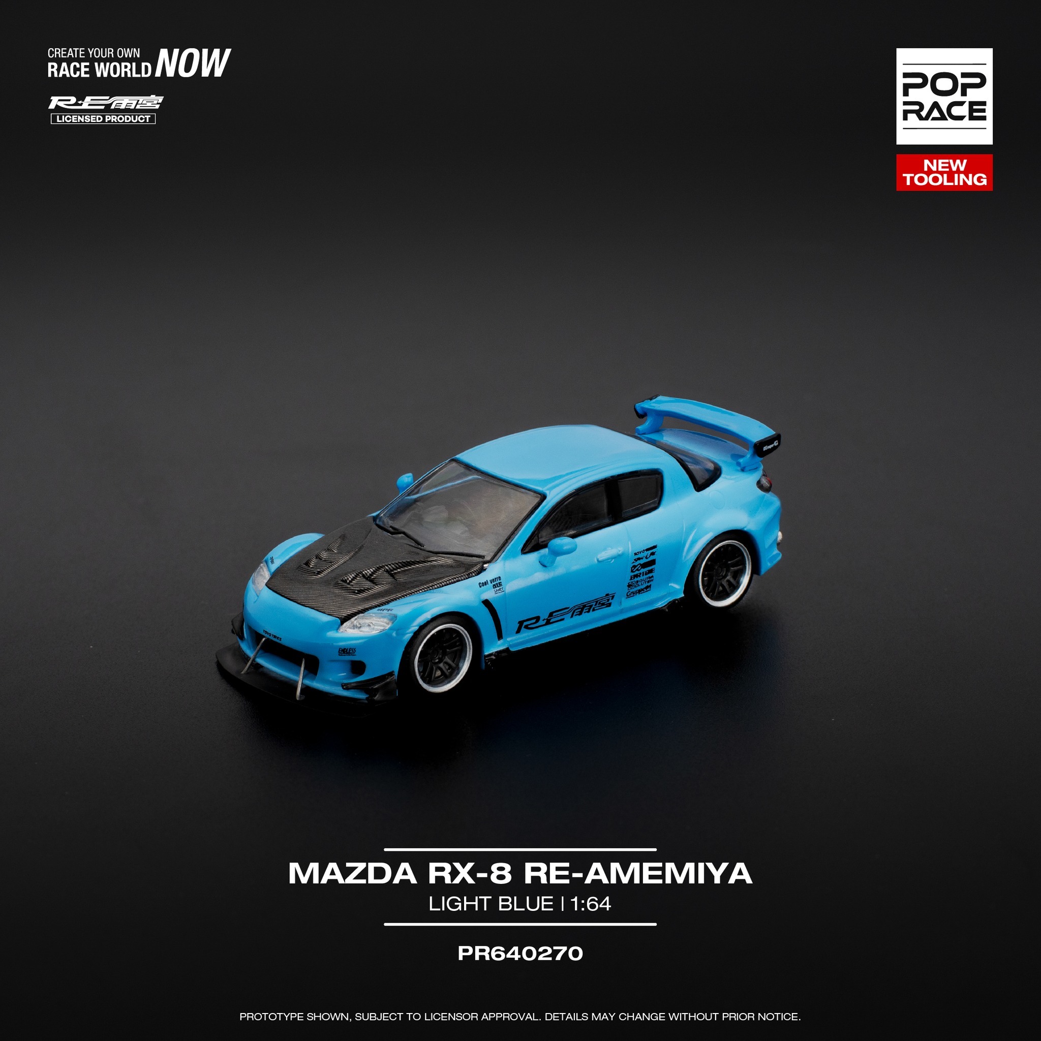 【預訂】Pop Race Mazda RX-8 Re-Amemiy - LightI Blue