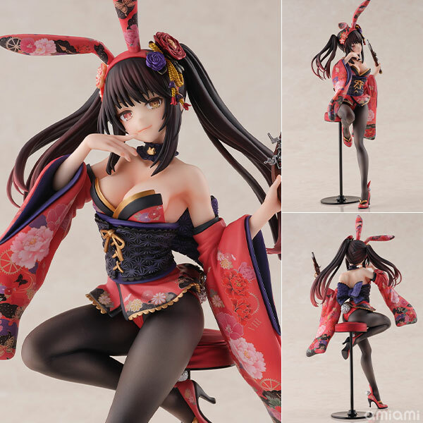 FURYU 約會大作戰 時崎狂三 和兔女郎Ver FURYU Date A Live V Kurumi Tokisaki Wa-Bunny 1/7 FIGURE