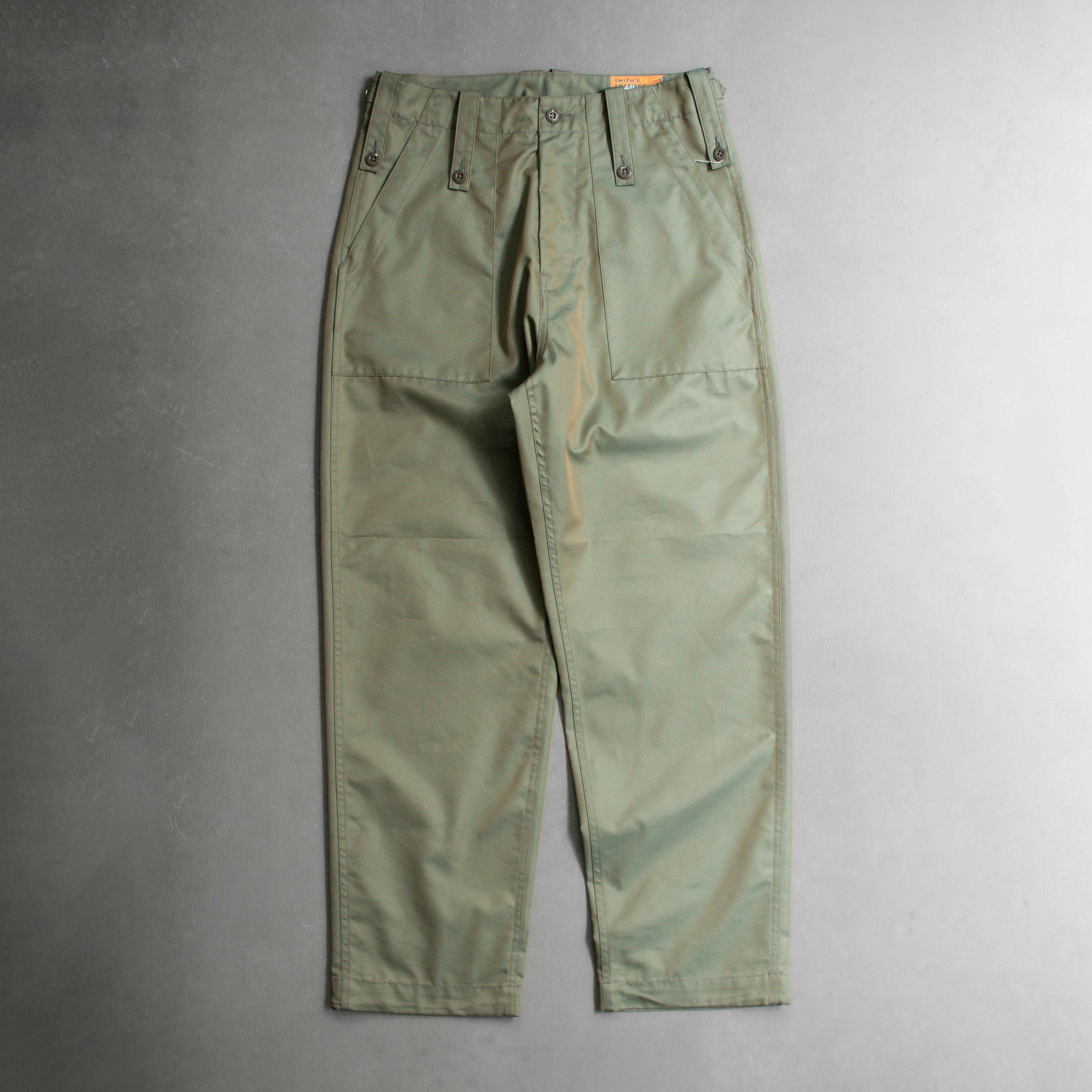 SMITH'S AMERICAN PORTBELLO UK BAKER PANTS 玉蟲調 軍綠 工作長褲
