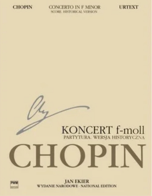 《Chopin: f小調鋼琴協奏曲，作品21》(歷史版總譜) 波蘭國家版
