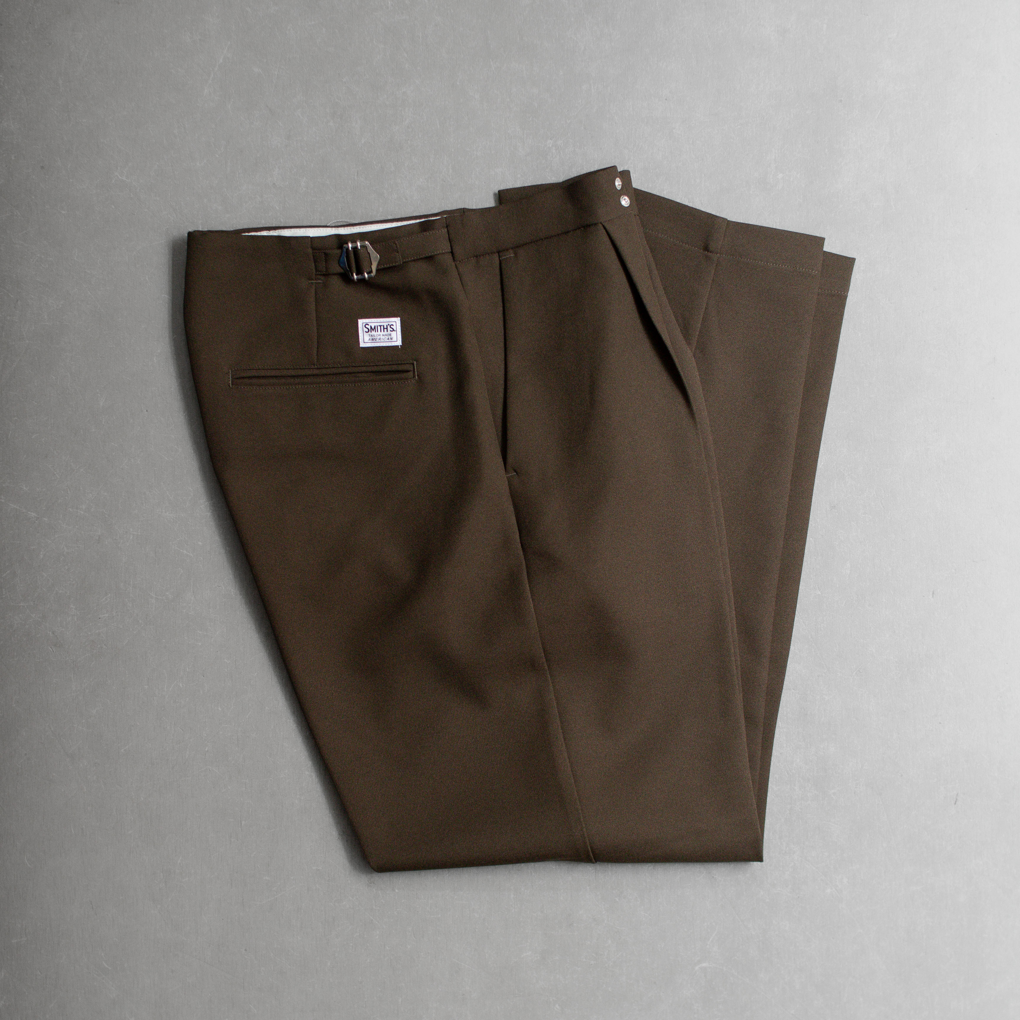 SMITH'S AMERICAN CONTINENTAL TROUSERS 歐洲 軍綠 西裝 長褲