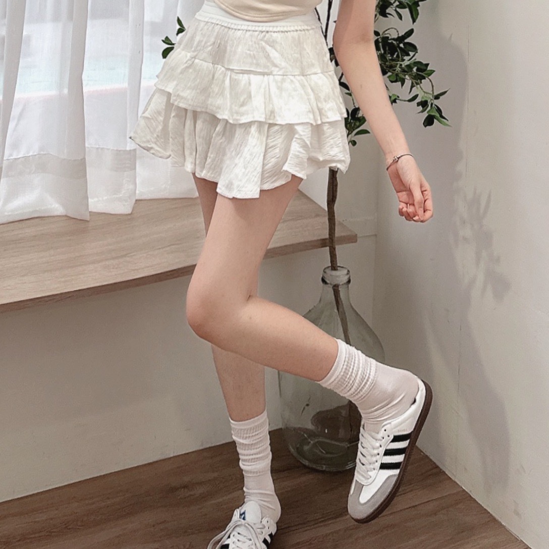 法式甜美蛋糕短裙/二色