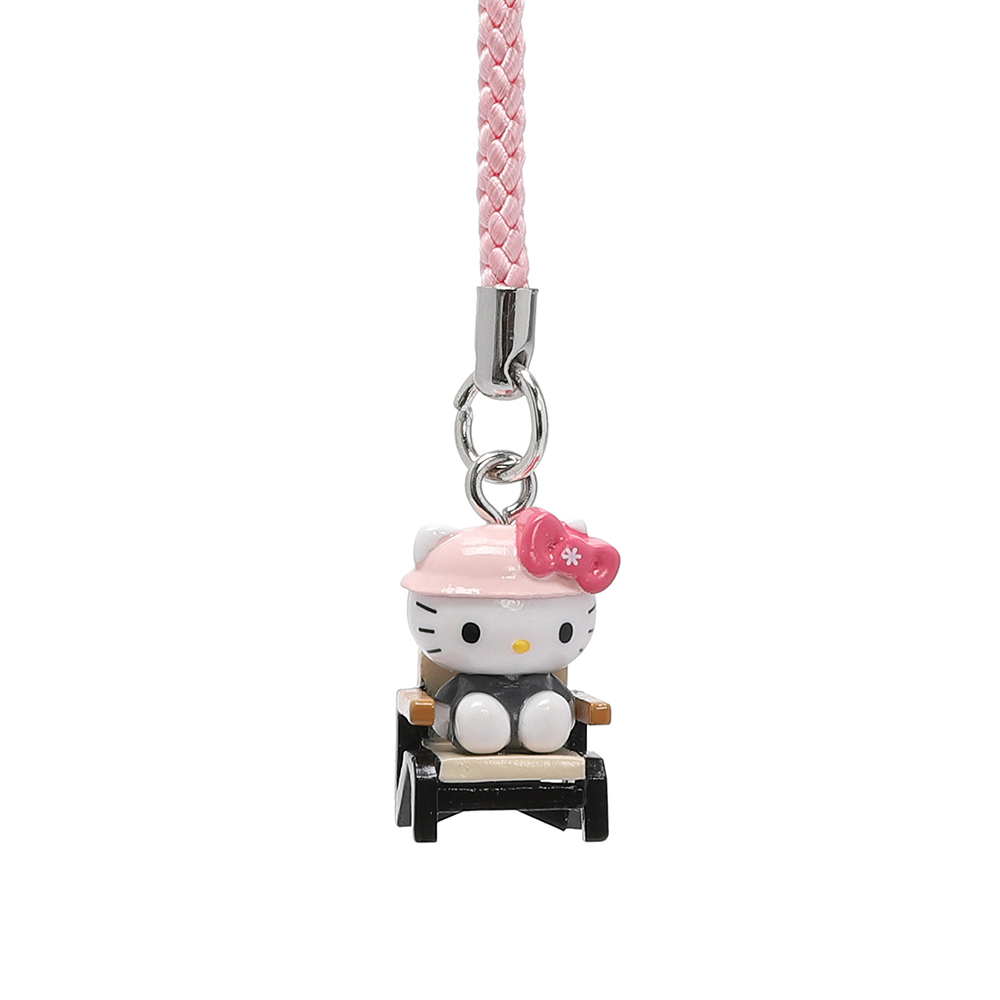 【現貨】snow peak X Hellow Kitty Lo chair Figure Keyring 公仔 鑰匙圈 (矮椅) 吊飾 S25SWFSU81
