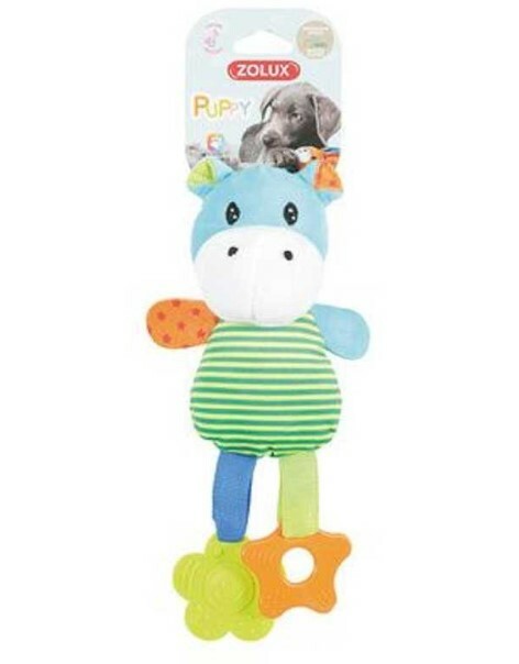 法國Zolux Puppy RIO系列 狗玩具 -磨牙毛絨河馬