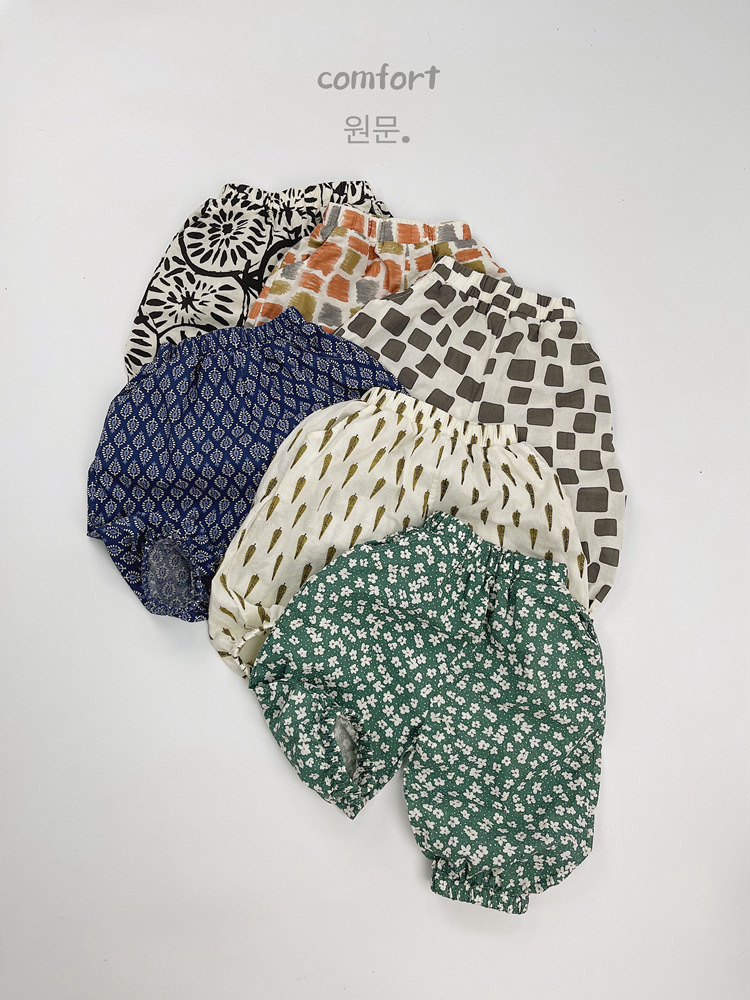 6色復古棉紗防蚊褲