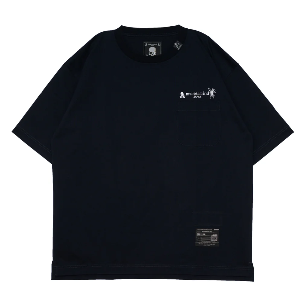 MASTERMIND JAPAN X MAISON MIHARA YASUHIRO MMY TEE 聯名 短Ｔ 刺繡 骷髏 黑色-C14TS522