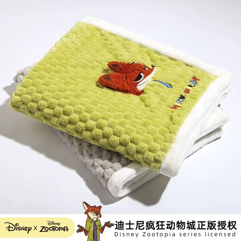 迪士尼疯狂动物城系列  朱迪/尼克宠物法兰绒毯子 100*80CM